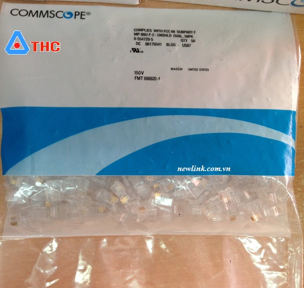 Hạt thoại RJ11 Commscope Chính hãng